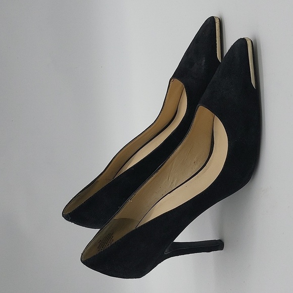 844- Nine West Stiletto Heels Size 7 Black Color - Picture 1 of 11